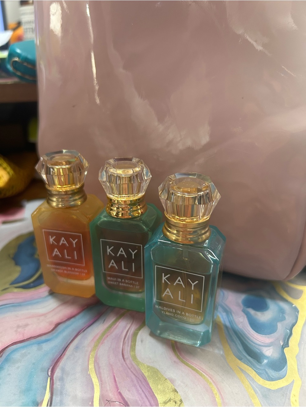 Maison Francis Kurkdjian Kayali Mini Bath & Body Oils - Green, Teal, Amber